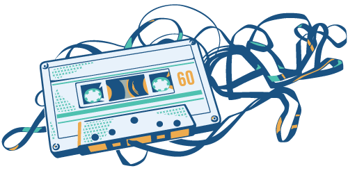 cassette tape with rewinding problems
