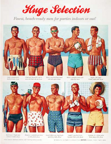 Huge Selection: finest beach-ready men, for parties indoors or out!