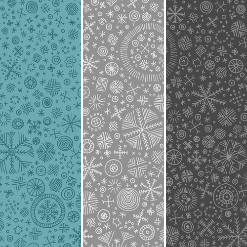 Free wallpaper "White Noise / Let it Snow" in blue, silver or charcoal.