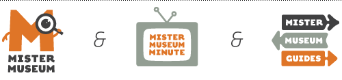 mister-museum-logo-and-icons Mister Museum logo, Mister Museum Minute icon, and Mister Museum Guides icon