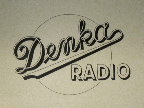 Dansk ArbejderMuseet - Denka Radio typography.