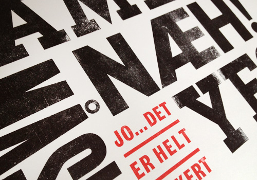 Close up of the poster - nice big wood type.