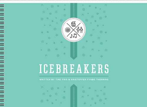 Icebreakers book cover design.