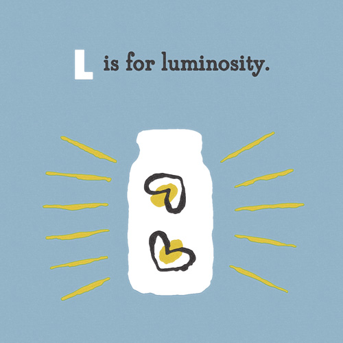 L is for Luminosity: fireflies in a jar