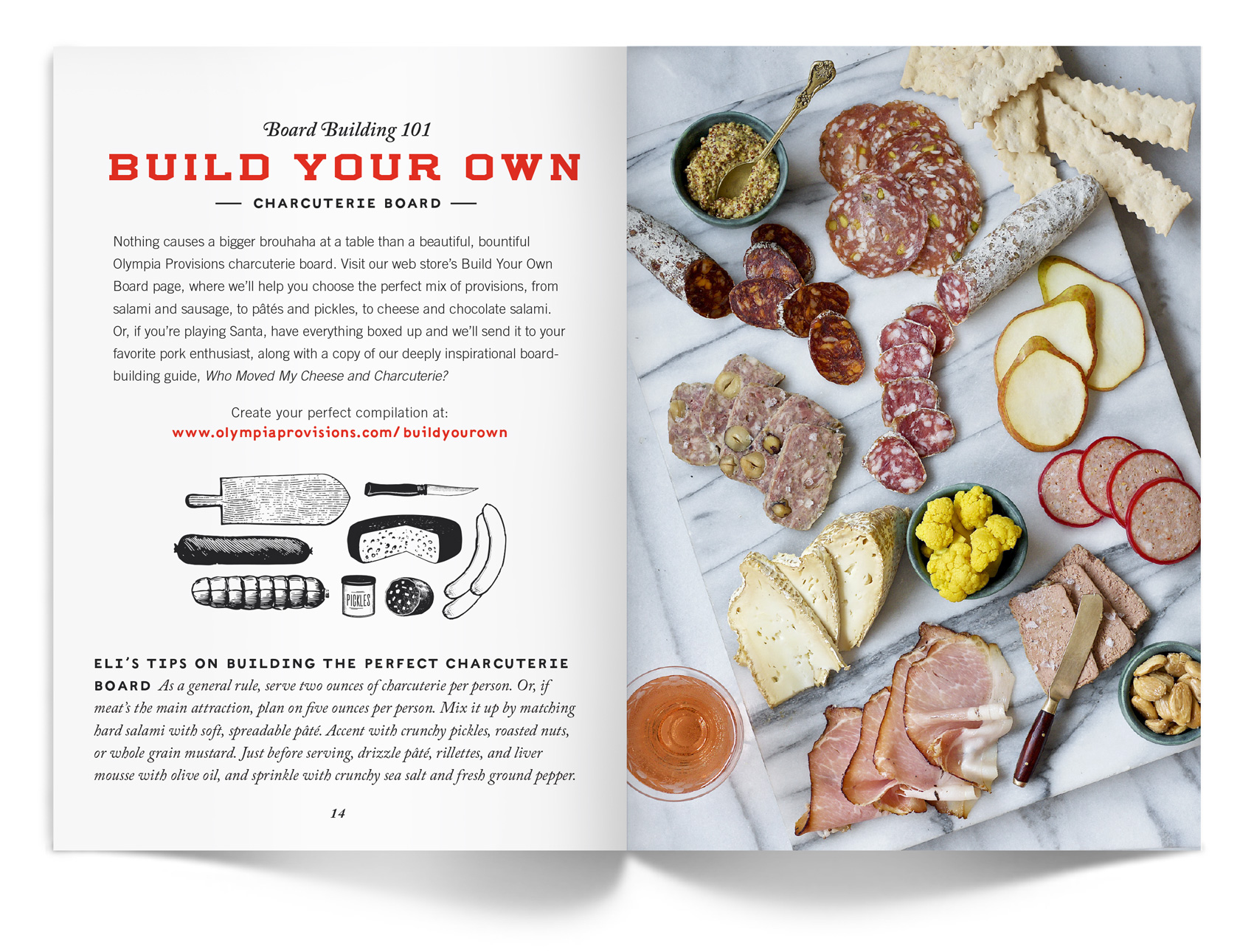 Build your own charcuterie board with Olympia Provisions.