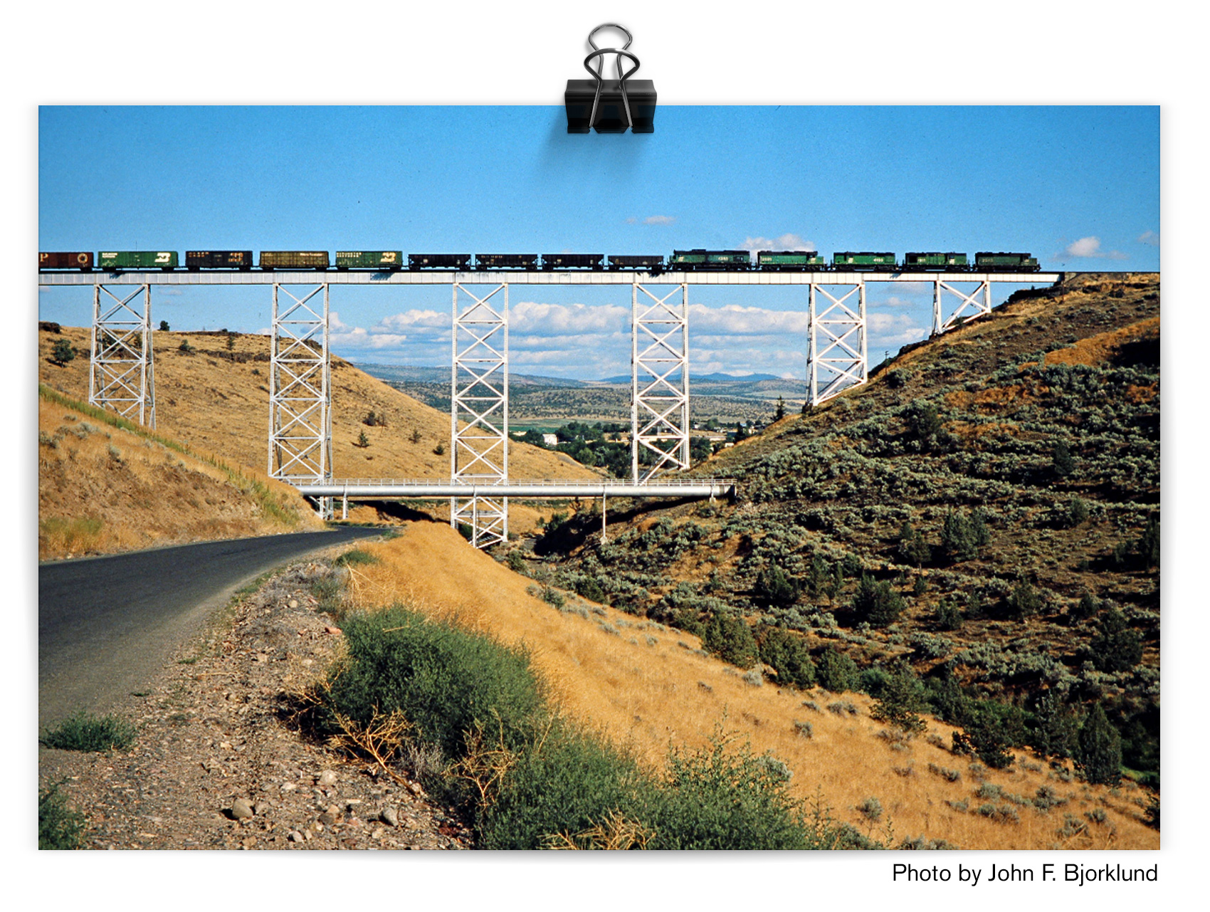 Willow Creek trestle in Madras, Oregon.